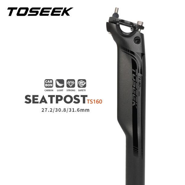 TOSEEK TSPC31 tige de selle carbone vtt siège de vélo décalé 20mm tige de vélo 272308316 pour accessoires 240113