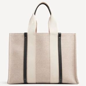 Sac fourre-tout Sacs de créateurs de luxe Sacs à main de luxe Femmes Woody Tote Sac à main Sac à main High Nylon Hobo Fashion Lin Grands sacs de plage Voyage Sac à bandoulière Sacs à main