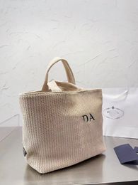sac fourre-tout sac de créateur sac à main classique mode sac à bandoulière décontracté toile à carreaux tissé simple et pratique grande capacité sac de shopping maman