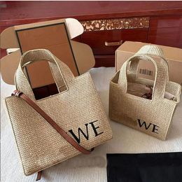 Tote Bag Designer Bag Dames Handtas Luxe set geborduurd boodschappentas Gras geweven groentemand Franse stijl schoudertas crossbody tas strandtas zomertas