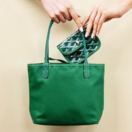 Bolsas de bolsas de bolsas de bolsas de diseñador de alta calidad bolso de moda de lujo verano verano doble boba de superficie brillante con una bolsa pequeña mini bolsa