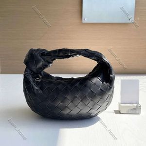 Bolsa Hobo 40cm Jodie Tote Bag Diseñador Bolsas tejidas a mano de cuero de lujo Bolso de hombro de gran capacidad damas de mango de mango anudado