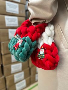Sac fourre-tout Sac à main de créateur Tissu de velours Ligne rayée Sacs pour femmes Sacs à tricoter faits à la main Mode de Noël Sacs cadeaux de Noël