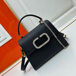 Bolso De Mano Diseñador Vsling Classic Vlogo Logo Cartera Múltiples Bolsillos Joyería De Cadena De Lujo Superficie De Grano Bordada Bolso Bandolera Bolso De Hombro Para Mujer