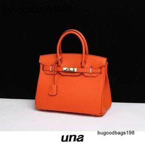 Tote Bag Designer Womens Handbags Bk Handmade 7a Locke Love Orange Fashion Howleyer CowHide Geatine En cuir Platinum Handsbag