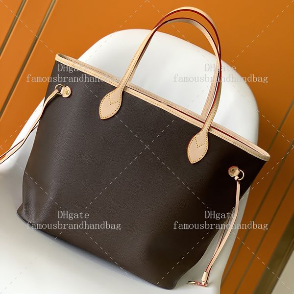 Bolso de mano Diseñadores Mujer 31 CM 10A Calidad de espejo Bolso de hombro de cuero real Bolso de diseñador Tote con caja L003