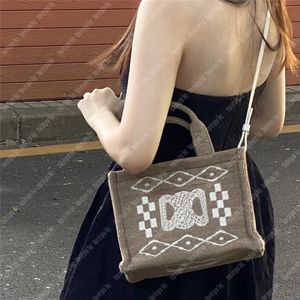 Draagtas Voor Vrouw Linnen Womens Luxe Bakken Tassen Mode Boodschappentas CABAS THAIS Kleine Shopper Cross Body Tote handtassen