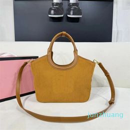 Sac fourre-tout en cuir et laine sous les bras, sac à cosmétiques Simple, grande capacité, sac pour téléphone portable, célèbres styles variés, 27CM