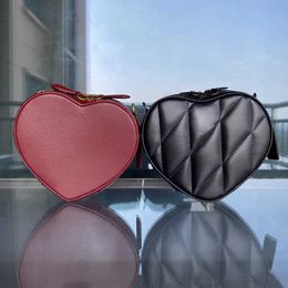sac fourre-tout sacs à main de luxe femmes sac à main designer sac à main mode coeur épaule sacs à bandoulière sacs en cuir portefeuille noir 221110