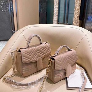 Bolso de mano Tote Luxurys Bolsos Bolso Marmont Cross Body Bag Bonita Cartera Mujer Moda GS Classic Bolso 3 Tamaños Lujo Cuero Genuino Messenger Mini Bolso Monedero