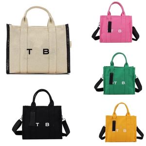 Tote Casual Mini Canvas Schoudertas Hoge capaciteit Dames Handtas Designer Tas Zwarte Tote Bags Crossbody S Mode Winkelen Portemonnee