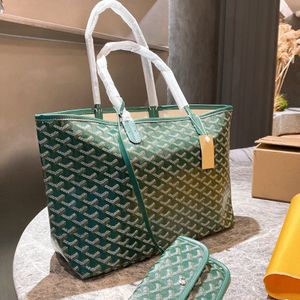 Bolso de diseñador para mujer Bolso de compras de lujo Bolso famoso Moda Ir Gran capacidad de patio Bolso de hombro colorido Bolsos de playa Cartera gris verde