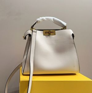 Tote Designer Peekaboo Women Fashion Crossbody Bag Handtas gemaakt van Cuoio Romano Leather wordt geleverd met een handgreep Verstelbare schouderband
