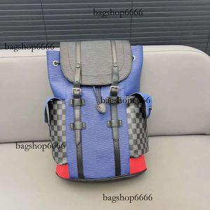 Tote Designer Water Ripple Backpack Computer Casual All-in-One Men's Book Bags Fashion Bag Originele editie