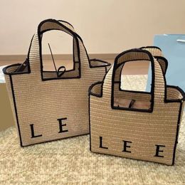 Tote Designer paille tissée grande capacité de haute qualité épaule d'été pour femmes Sac de plage décontractée sac multifonctionnel