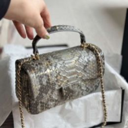 Tote Handbag Python Match Handheld Chain Sac à bandoulière Sac élégant sac crossbody Banquet Banquet de diamant Sac carré Sac