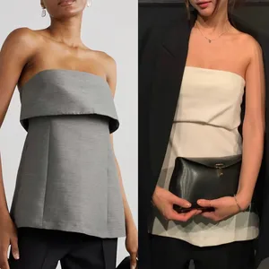 Soutien-gorge fourre-tout à épaules dénudées, coupe slim, haut à bretelles rabattables