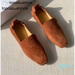 Toteme les chaussures Loc de voyage femmes pliables en cuir parfait en daim taille 35-40 wayj