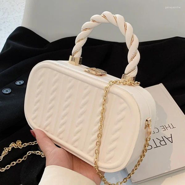 Totes 2024 Luxury Femmes Small Box Bacs Chain Bags Crossbody Sac Mes aussi des sacs à main et sac à main