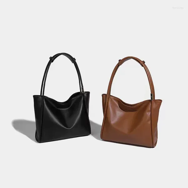 Totes 2024 Niche Designer Luxe Rétro Fourre-Tout À La Mode Et Simple Ordinateur Haut De Gamme Décontracté Polyvalent Sac À Main Épaule