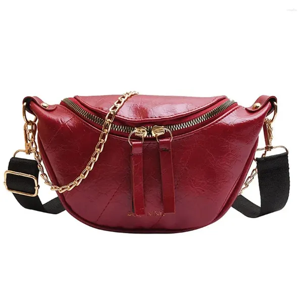 Totes 2024 femmes taille sac PU sac à main petit téléphone clé pochette solide mode décontracté léger Pack