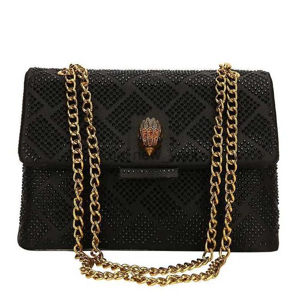 Totes 2323 NUEVO DIAMOND EAGLE BOLS BOLSO Mujeres Bolso de hombro Diseño de la marca en Londres Reino Unido Messenger Messenger Bolsa de moda pequeña 240407