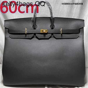 Tapés 60cm sac à main togo en cuir fait à la main Hac 60 grand capcity messager de luxe sacs à main