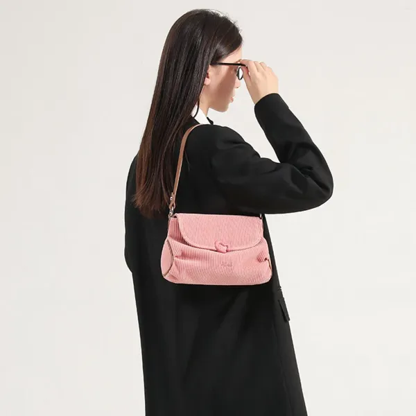 Totes Ailuxe grande capacité un conception de conception sac de messager rose fille cadeau cadeau d'épaule de banlieue quotidienne