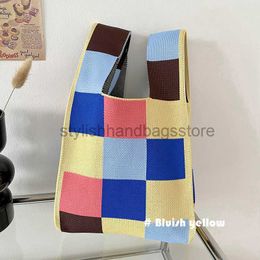 Tragetaschen-Design, gestrickt, Persönlichkeit, gestrickt, eine Schulter, gewebte Tasche, Handtasche, Einkaufstasche, Damentaschen, stilvolle Handtaschen, Store30