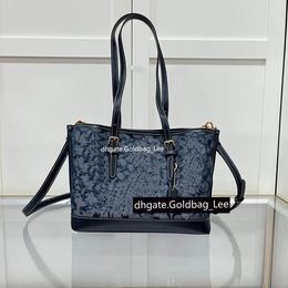 sac fourre-tout sacs à bandoulière Alice fourre-tout classique C fleur fermeture éclair motif noir sac à main sac à bandoulière MOLLIE 25 demin grande capacité seau Mollie Mini sacs fourre-tout shopping