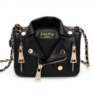 Totes Sacs Designer Chaîne Femmes Vêtements Épaule Rivet Veste Messenger Sac En Cuir De Luxe Sacs À Main Bolsa Feminina Bolsos Mujer 221026