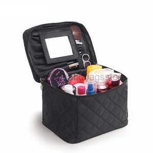 Bakken Beauty Make-up Box Reisorganisator Make-uptas Waterdichte spiegel Gezicht Grote make-updoos Essentiële dameshandtas Makeup Bagstylishhandbagsstore