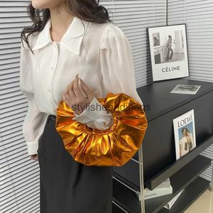 Totes Candy Color Women's and Bags Laser Silver Metal Plisado Soul Bolsas para mujeres 2023 Bolso de diseñador de lujo Bolsos de mujerstylisheendibags