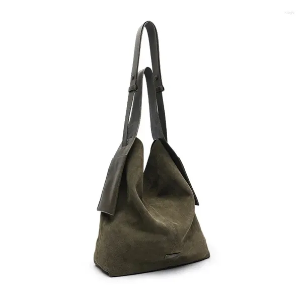 Bolsos de viaje cruzados para Mujer, Bolsas informales para perezosos, bolso de hombro femenino, bolso de mano con oreja colgante, Bolsos de cubo para Mujer