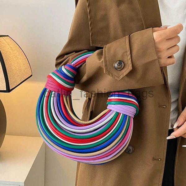 Totes Coss Body New Colorido Rainbow Noodles Diseñador de lujo Lady Bag Handbag Bag Bag Party BagScatlin_Fashion_Bags