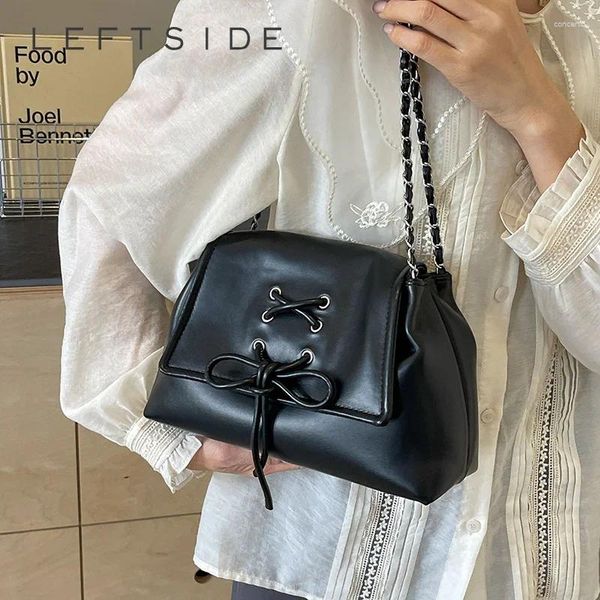 Totes Lindas bolsas de hombro de la axala para mujeres 2024 Moda coreana tendencia femenina pequeña bolso de cuerpo cruzado bolsos y carteras de cadena