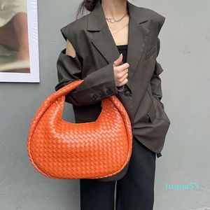 Totes Designer Fashion Hand-Woven Tas Luxe Lederen Gedrukt Schouder Dames Hobo Grote Capacity Tote