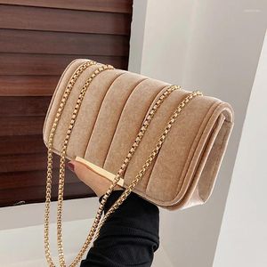 Totes Designer Velours Chaîne Sac À Main Bourse De Haute Qualité Femmes Sacs À Bandoulière 2024 Tendance Épaule Messenger Fourre-Tout