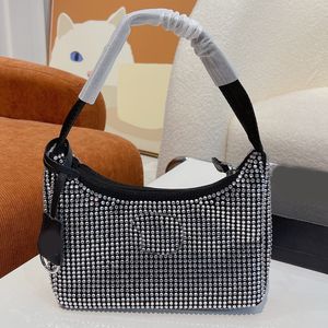 Totes Diamond Sac Axillary Nylon Luxury Designer Brand Sac à épaule de mode Sac à main