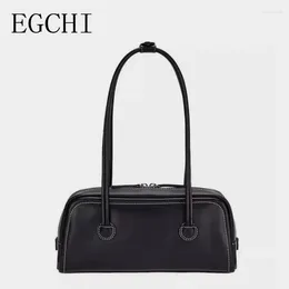 Bakken egchi trend grote capaciteit elegante vatvormige handtassen eenvoudige onderarm tas all-match gepersonaliseerde oksel schouderbolas