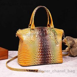 Totes Mode Coloré Alligator Femmes Sacs À Main Designer Rétro Odile Modèle De Luxe Pu En Cuir Épaule Sacs À Bandoulière T240220