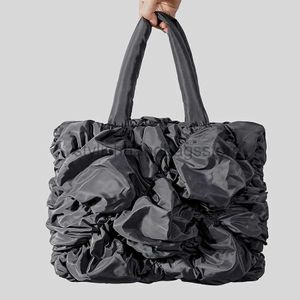 Totes Mode Ruché Sac fourre-tout rembourré Designer matelassé Femmes Sacs à main Nylon Fown Coton Épaule Sacs à bandoulière Soft Puffer 2023stylishhandbagsstore