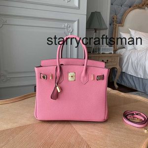 Totes Echt lederen handtas L Meisjes hart roze lychee graan echte leren tas toplaag koe lederen handtas mini kleine tas damestas trend