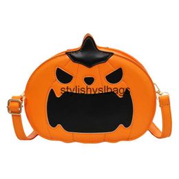 Totes Halloween creativo divertido bolso de calabaza 2023 otoño nuevo bolso de mujer moderno hombro bandolera Bag04stylishyslbags