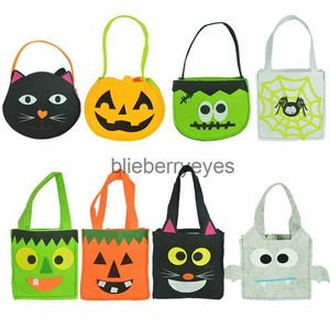 Totes Halloween sac de citrouille sac à main sac de bonbons sac de citrouille sac de citrouille sac de chauve-souris araignée sac de chat noir bagblieberryeyes