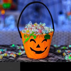 Sac de citrouille d'Halloween fourre-tout sac de sucre portable sac de bonbons sac cadeau pour enfants d'Halloween10blieberryeyes