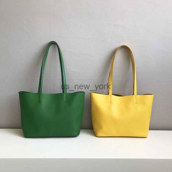 Totes Bolso de cuero hecho a mano Bolso de mujer Bolso de cuero de vaca Bolso de hombro grande de moda para mujer Bolsos de hombro de diseñador para computadora portátil HKD230818