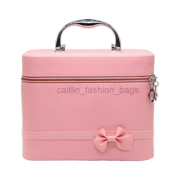 Totes Sac de maquillage de haute qualité dames couronne noble grande capacité organisateur professionnel boîte de rangement de brosse portable TH001 caitlin_fashion_ sacs