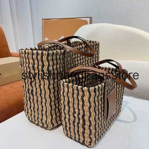 Totes ig qualité nouveau sac tissé en paille rayé oliday et beac un sac de loisirs de loisirs et sacs de vacances grand petit lH24221