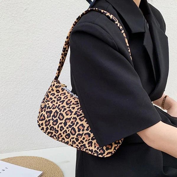 Totes Ins Fashion Sac à bandoulière polyvalent sous les bras pour femmes Cow Leopard Zebra Print Tote Sacs Y2K Sac à main